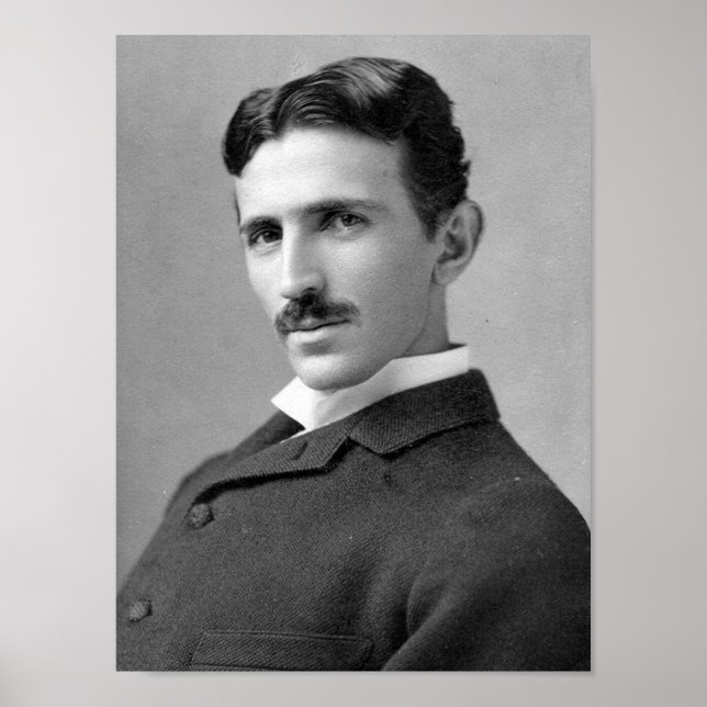 Póster Nikola Tesla (Frente)