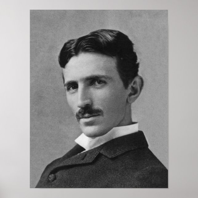 Poster Nikola Tesla, 1894 (Frente)