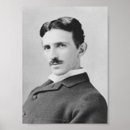 Poster Nikola Tesla - Circa 1890
