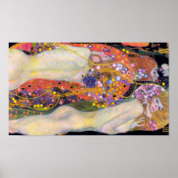 Ninfas Água 2 | Gustav Klimt |