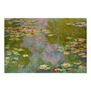Póster Ninfas Aquáticas por Claude Monet