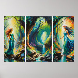 Poster Ninfas Da Floresta