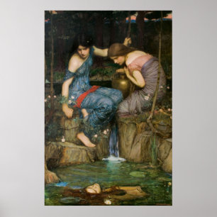 Poster Ninfas que encontram a cabeça de Orpheus