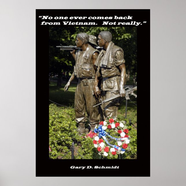 Poster Ninguém jamais volta do Vietnã (Frente)
