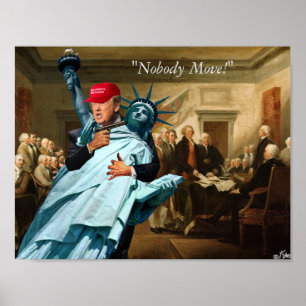 Póster "Ninguém movimento! "