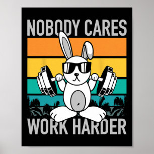 Poster Ninguém se importa mais com trabalhar - Workout Mo