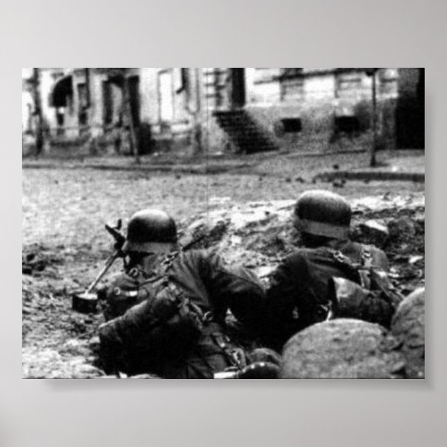 Póster Ninho de Arma da Máquina Alemã (Frente)