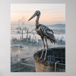 Poster Ninho de Cegonha Industrial