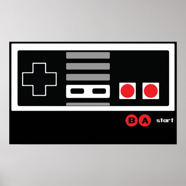 Poster Nintendo Konami - ao vivo pelo Código NES (Frente)