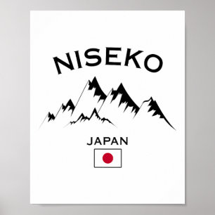 Poster Niseko Japão Ski Resort Hokkaido Japonês Montanha