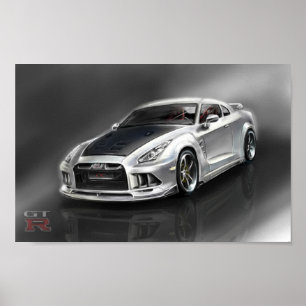 Póster Nissan GT-R