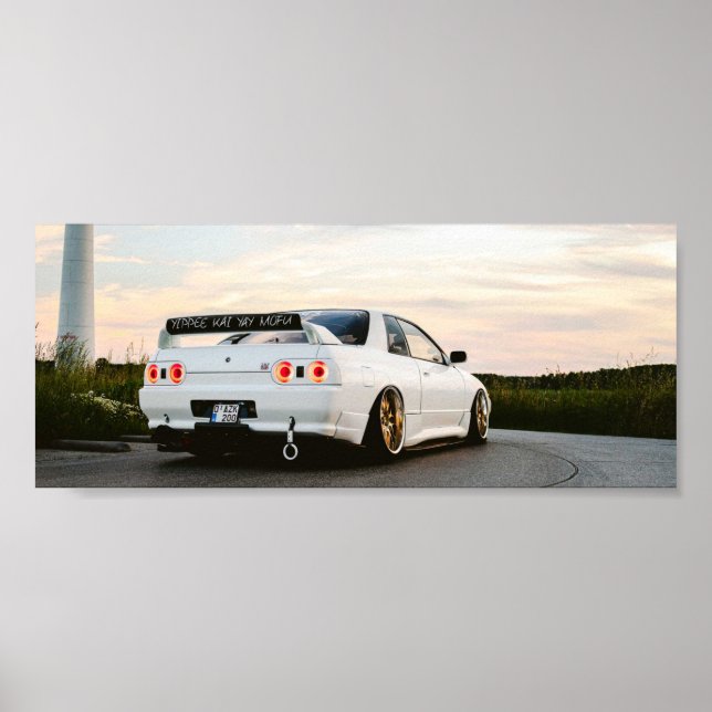Poster Nissan r32 (Frente)