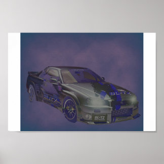 PÓSTER NISSAN SKYLINE
