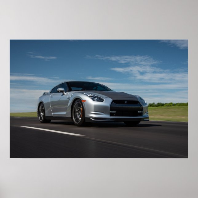 Poster Nissan Skyline R35 GT-R (Frente)