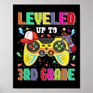 Poster Níveis Até 3º Ano De Gamer Boys De Volta