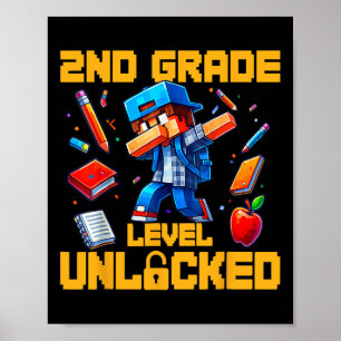 Poster Níveis De segundo Níveis De Dabbing Boys Gamer Ck 
