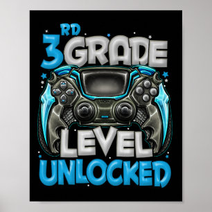Poster Nível 3º Jogo Desbloqueado No 3º Ano De Volta Para
