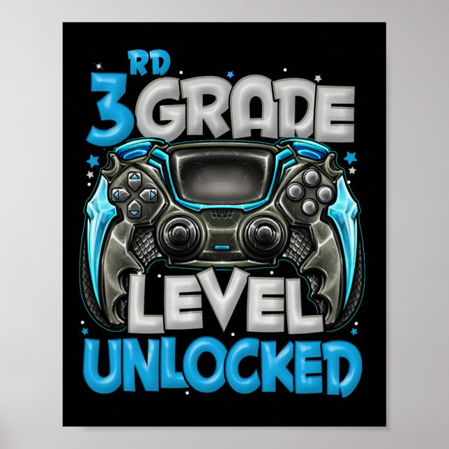 Poster Nível 3º Jogo Desbloqueado No 3º Ano De Volta Para (Frente)