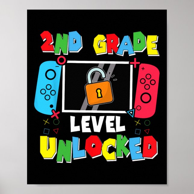 Poster Nível da 2ª Série Desbloqueado Ck Para a Escola Pr (Frente)