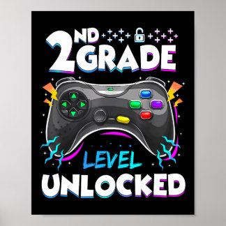 Poster Nível da 2ª Série Desbloqueado Ck Para a Escola Pr