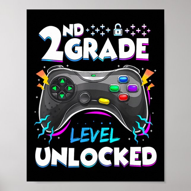 Poster Nível da 2ª Série Desbloqueado Ck Para a Escola Pr (Frente)