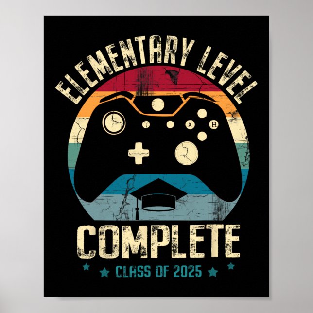 Poster Nível Elementar - Gamer Cl Completa De Graduação 2 (Frente)