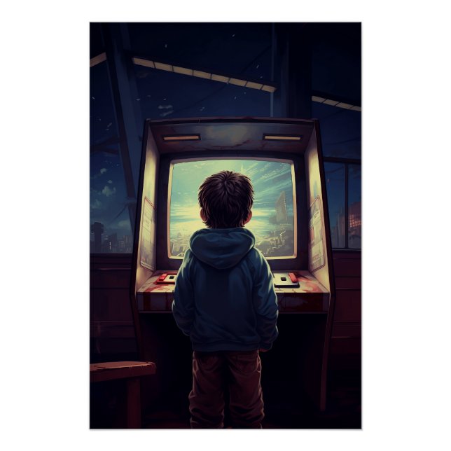 Póster Nível final | Um Sonho De Arcade Retroativa (Frente)