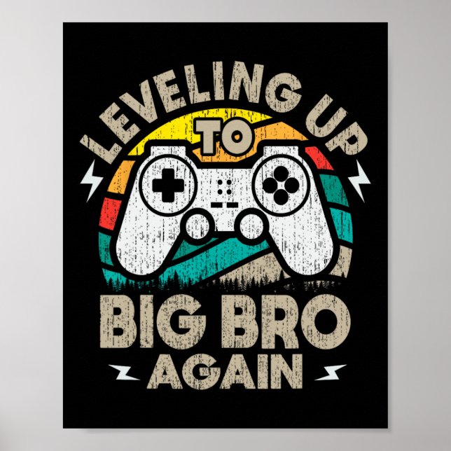 Poster Nivelando Para O Big Bro Novamente Irmão Gamer Vin (Frente)