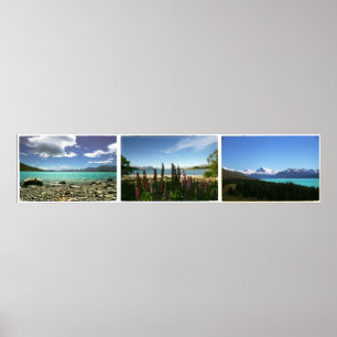 Póster No1 triplo de Tekapo