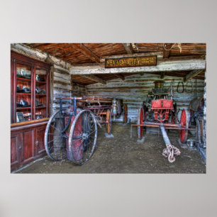 PÓSTER NO. 1 DA EMPRESA DA VIATURA DE INCÊNDIO