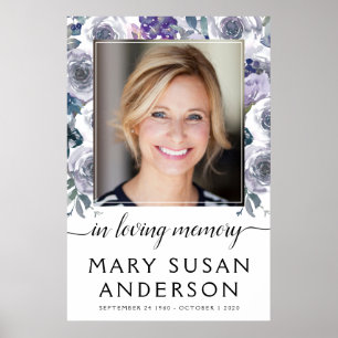 Poster No Adoro Rosas de Foto Sinal de Boas-vindas