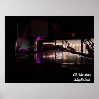 Poster no bar