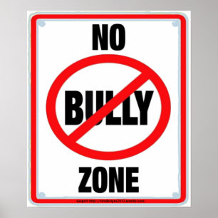 Póster no bullying zone2a