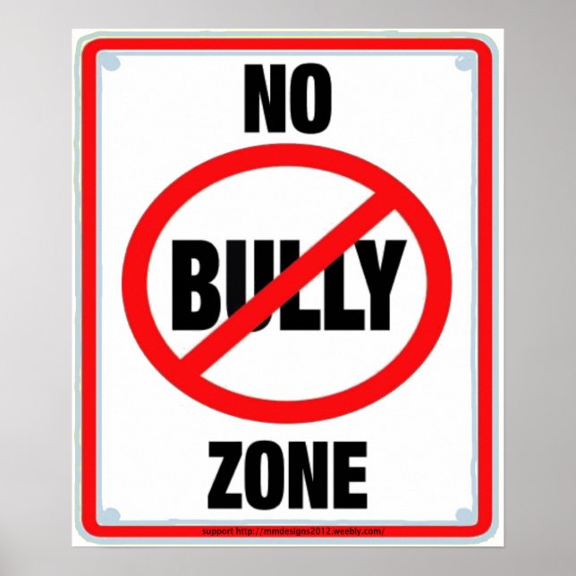 Póster no bullying zone2a (Frente)