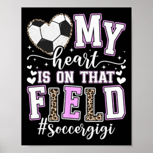 Poster No Campo de Futebol Gigi de um jogador de futebol