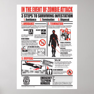 POSTER NO CASO DO ATAQUE DO ZOMBI (VERSÃO DE LUXE)