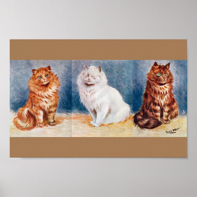 Poster No Cat Show, Louis Wain (Frente)