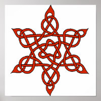 Nó Celta 9 Vermelho