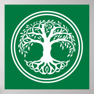 Poster Nó Celta da Árvore da Vida
