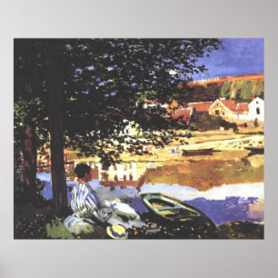 Poster No cerco de Bennecourt - Claude Monet - c1900