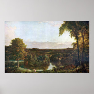 Póster No Cole de Catskills - de Thomas pela igreja de