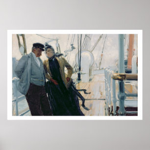 Poster No convés (óleo na canvas)