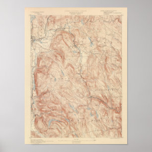 Póster Nó de escota, Massachusetts