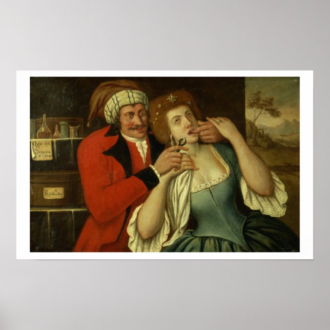 Póster No Dentista (óleo na canvas) (Frente)