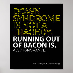 Poster No Dia da Síndrome de Down O Amor não conta cromos