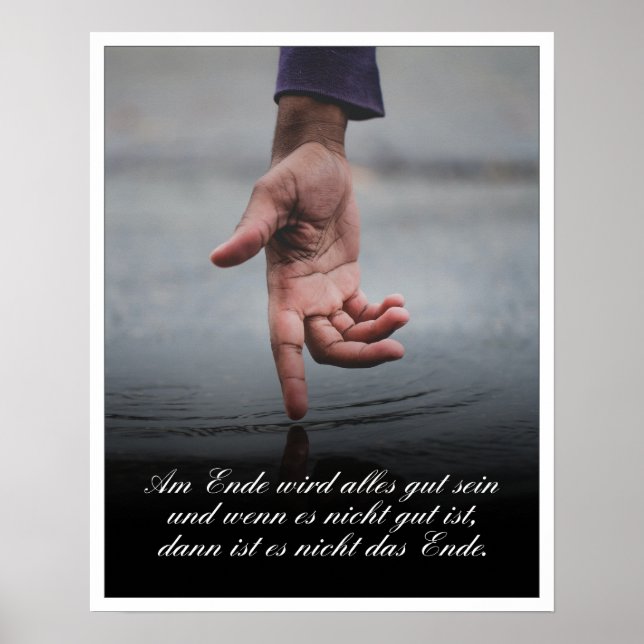 Poster No final tudo estará bem (Frente)