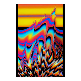 Póster No Flash Panned de Formas Sintéticas - Ken Gage