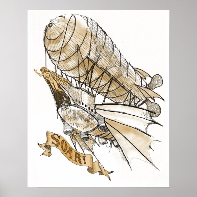 Póster "No Futuro, Vamos Soar!" (Frente)