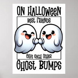 Poster No Halloween, as BFFs dão uns aos outros