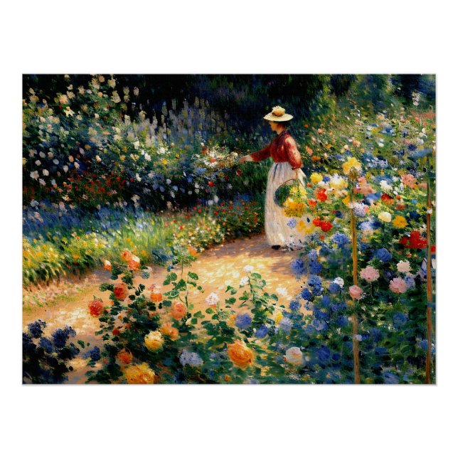 Póster No Jardim (Frente)